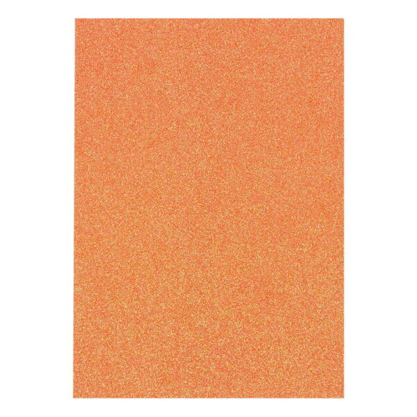 Craft Perfect - Glitter Card - Sugared Coral