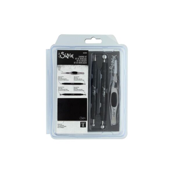 Sizzix - Lillede modelleerimiskomplekt Tim Holtz Black - Image 2